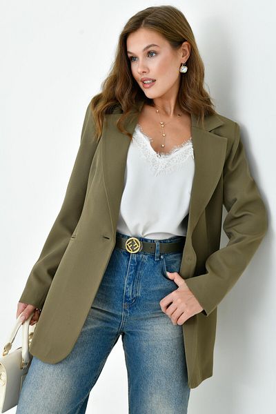 Saade Khaki Blazer Jacket