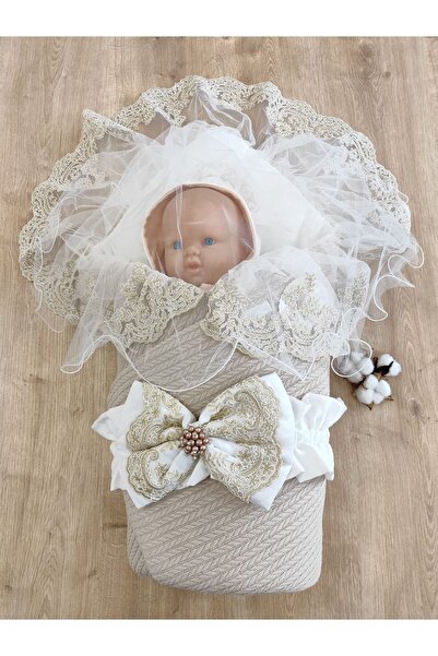 Tomuycuk Unisex Baby Blanket Swaddle Lacy Newborn Hospital Release Gift