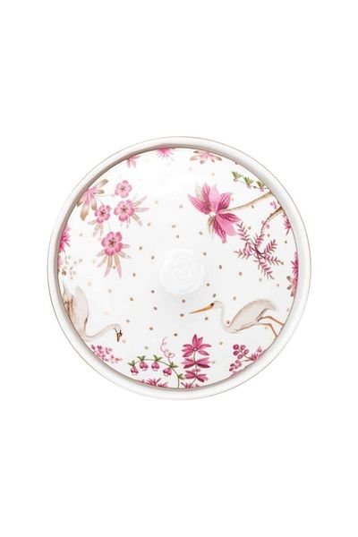Pip Studio Zaharniță porțelan, Pip Studio, Dots Gold Pink, 300 ml, colecția Jolie
