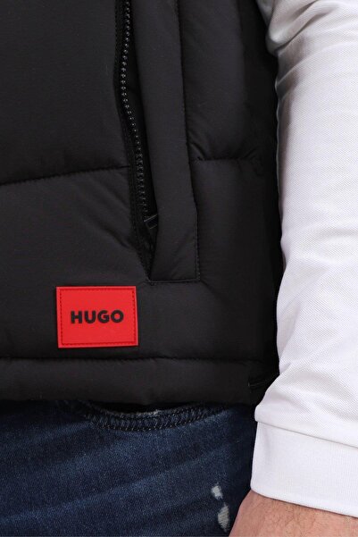 HUGO Marka Logolu Baltino Erkek Yelek Siyah