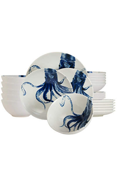 Cesiro Set farfurii 24 piese, pentru 6 persoane, Dansul Tentaculelor, Cesiro,...