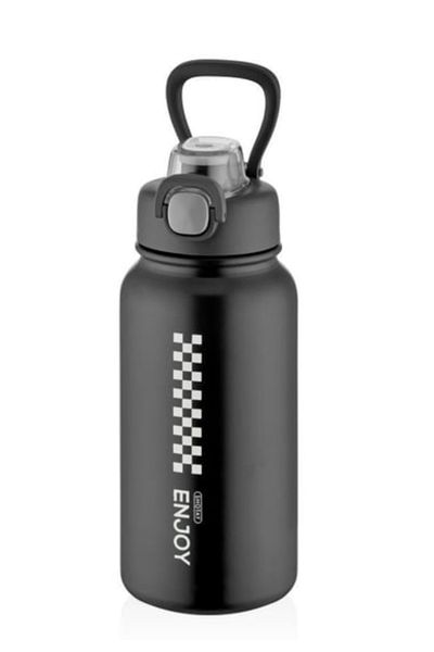 GLANCE Shotay Chees Steel Thermos Flask 900ml Black