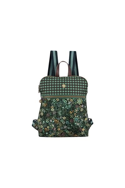 Pip Studio Rucsac Finlee damă, Pip Studio, Green, 28x11x36 cm, colecția Tutti i Fiori