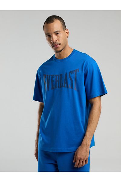 EVERLAST Ανδρικό μπλουζάκι Ever Classics Comfort Logo Dark Indigo