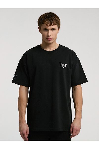 EVERLAST Ανδρικό μπλουζάκι Ever Essentials Oversize μαύρο