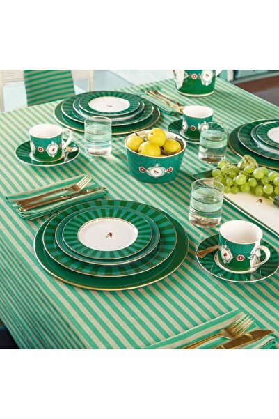 Pip Studio Porcelain bowl, Pip Studio, Green, 15 cm, Love Birds collection