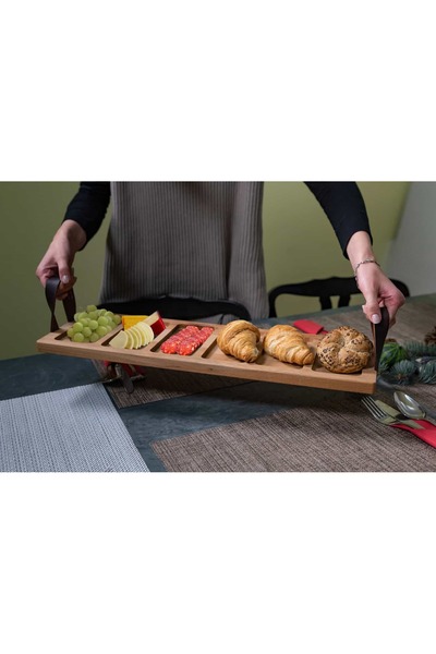 Cesiro Compartmentalized chopper with handle, 590x195x25