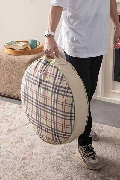 Ottoson Dekoratif Çok Amaçlı Yer Minderi Iç Dolgulu