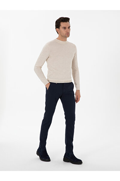 Cacharel Lacivert Slim Fit Kanvas Pantolon 50311593-VR033