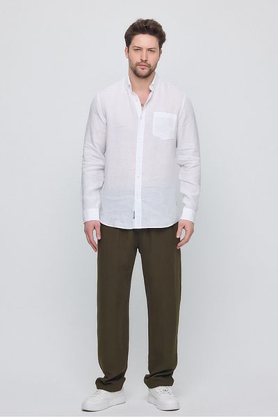 Gennaro Relaxed Fit 100% Linen Shirt
