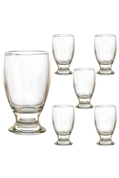Cesiro Set of 6 small glass stemmed glasses, 135 ml, Cesiro