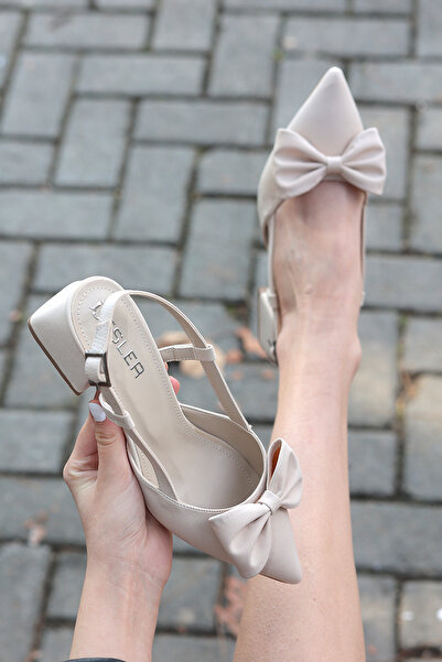 LEYDİ SHOES Alya Cream Sandals