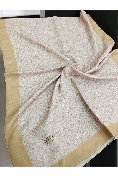 Akel Patterned Polyester Shawl Pattern-3