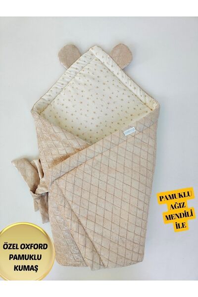 Tomuycuk Brown Girl Boy Baby Blanket Natural Sleeping Swaddle Hospital Exit Newborn Seasonal Gift