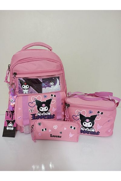 Alanç Gift Rucsac ortopedic pentru școală primară pentru fete în stil coreean Kawaii Set pentru școală primară pentru nutriție termică și suport pentru stilouri