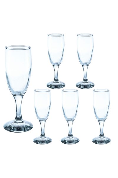 Cesiro Set of 6 115 ml glasses with glass stem, Cesiro