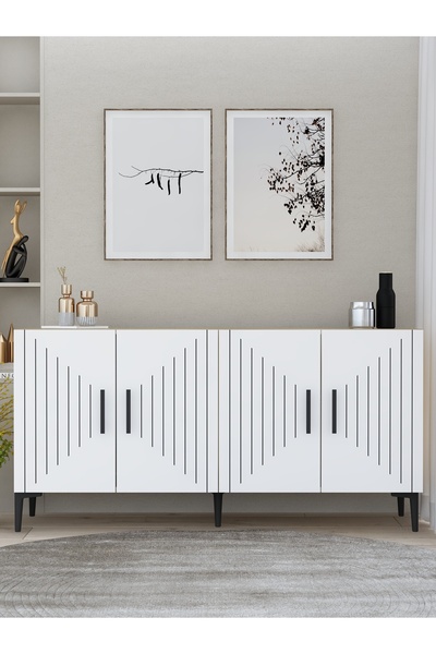 DEMONTE DECOR POYRAZDD (KB150) KONSOL SAFİRMEŞE-BEYAZ