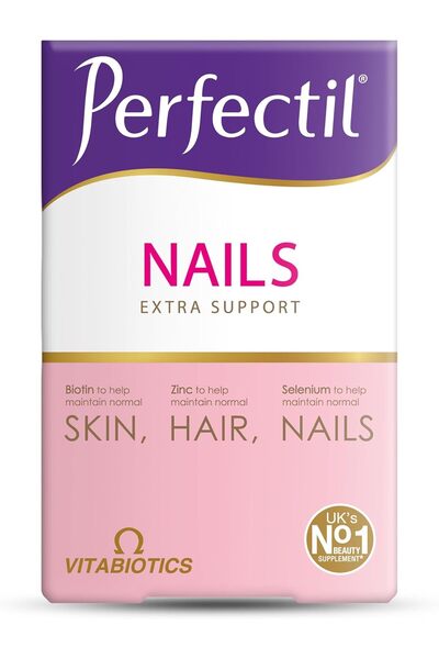 Vitabiotics مكمل بيرفكتيل نايلز للعناية بالأظافر، يحتوي على السيلينيوم والبيوتين وCoQ10، 60 قرصًا