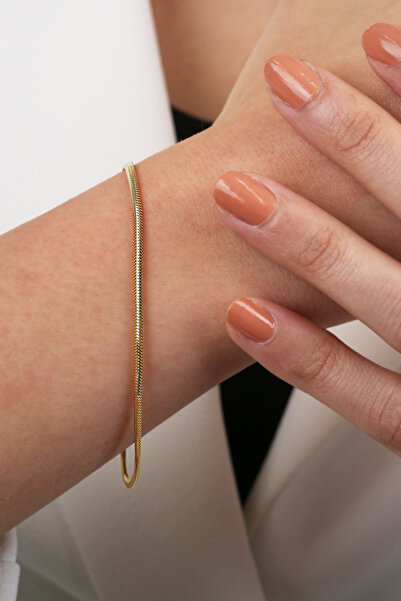 DİAMİNE PIRLANTA 14 Ayar Altın Italyan Zincir Bileklik