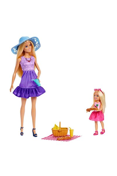 Barbie Malibu ve Chelsea Piknik Oyun Seti JBF43