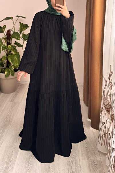 ANDE Pamuklu Elbise- Siyah