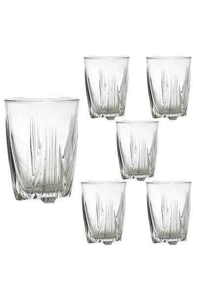 Cesiro Set 6 pahare din sticla 145 ml