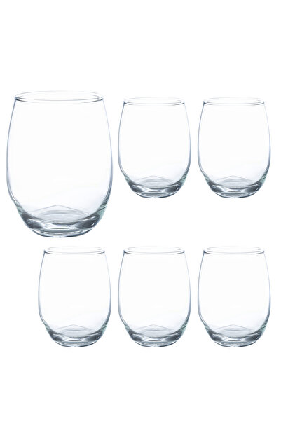 Cesiro Set 6 pahare de 465 ml din sticla, Cesiro