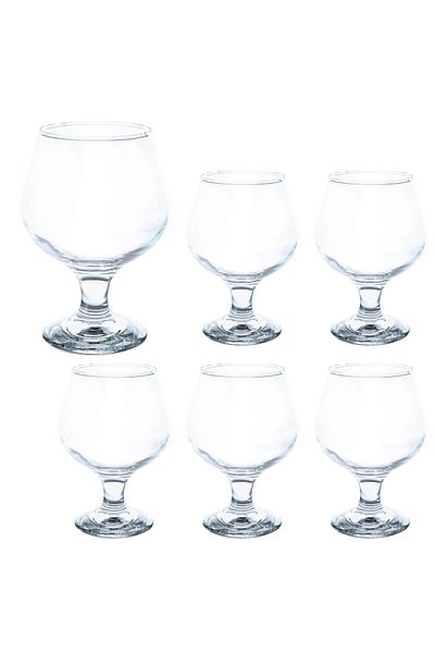 Cesiro Set of 6 240 ml glass glasses, Cesiro