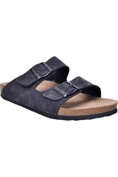 FLY SOFT S902.002 Παντόφλες άνεσης Unisex με διπλή πόρπη με σόλα από φελλό