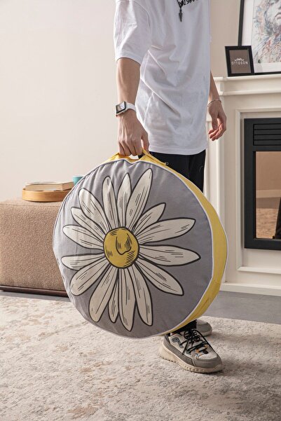 Ottoson Dekoratif Çok Amaçlı Yer Minderi Iç Dolgulu