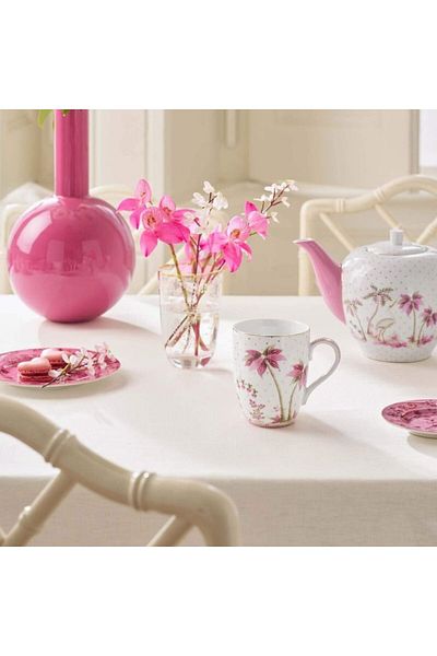 Pip Studio Porcelain Mug, Jolie Collection, Dots Gold Pink, 350 Ml,