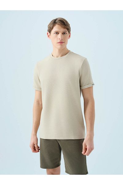 Loft Regular Fit Stone Men's T-Shirt Lf 2039564