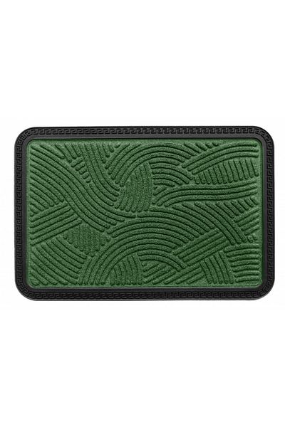 Heinner Home DOORMAT TEXTILE+RUBBER 40X60 CM, GREEN