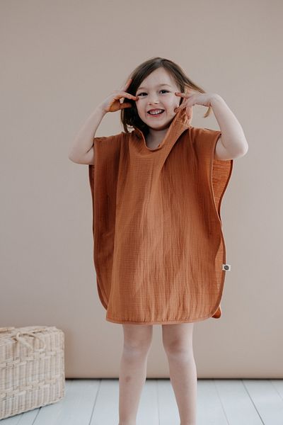 TBA COLLECTION Muslin Poncho |   Cinnamon