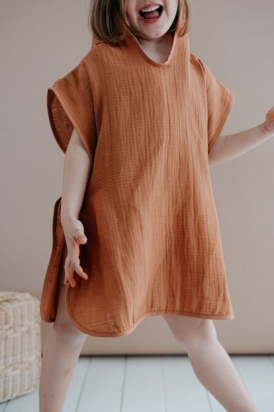 TBA COLLECTION Muslin Poncho |   Cinnamon