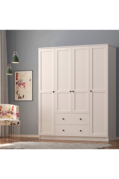 Rabi Side 4 Kapak 2 Çekmece Gardırop