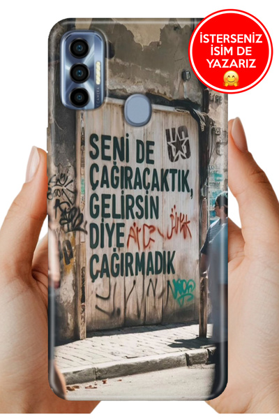TECNO Spark 9-Pro (KH7n) Kılıf Desenli Baskılı Lens Korumalı Silikon Çağırmadık