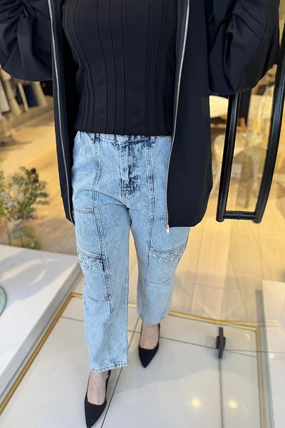 OMELYA OE25Y939721 Τζιν Παντελόνι Jean