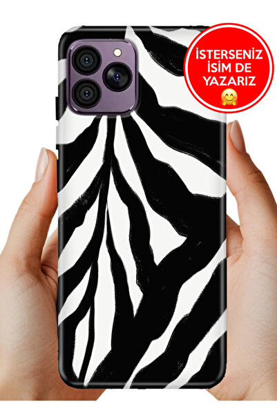 HİKİNG A41 Kılıf Desenli Baskılı Kamera Korumalı Silikon MyZebra