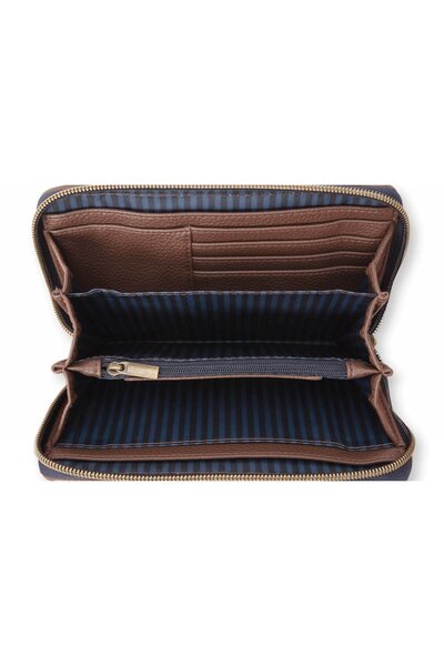 Pip Studio Portofel, Pip Studio, Denim Blue, 18x11x3 cm, colecția Kyoto Festival