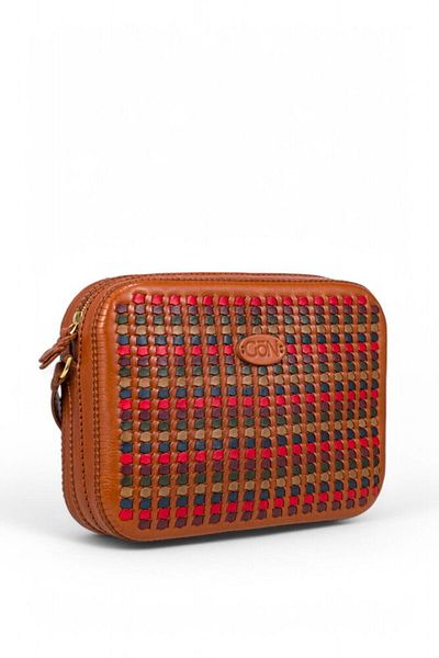 GÖN Rot Tan-Multicolor Women's Crossbody Bag 186 Rot