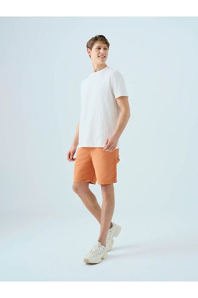Loft Ανδρικό μπλουζάκι Regular Fit Ecru Lf2038501