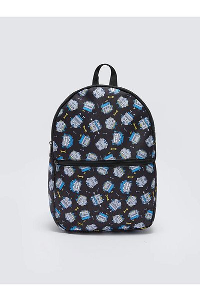 LC Waikiki Rucsac pentru băiat cu imprimeu albastru LCW ECO