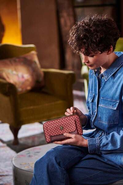 Pip Studio Portofel, Pip Studio, Pocket Pink, 19.5x11x4.5 cm, colecția Suki