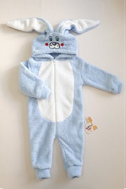 Nurcix Baby Boy Blue Rabbit Jumpsuit