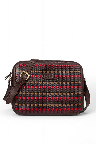 GÖN Rot Brown-Multicolor Women's Crossbody Bag 186 Rot