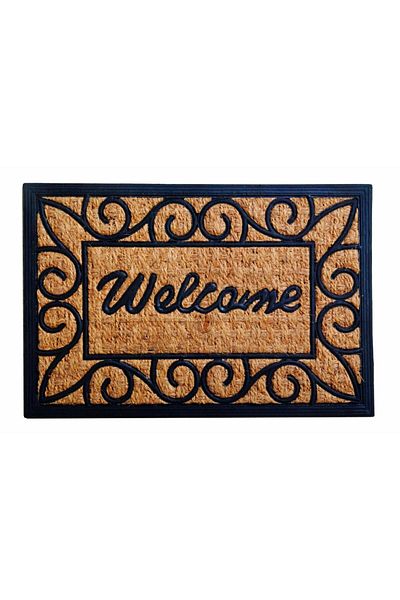 vanora DOOR MAT 60 x 40 CM RUBBER AND COCONUT COIR, GREG