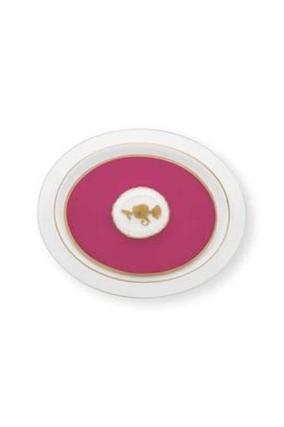 Pip Studio Porcelain sugar bowl, Pip Studio, Gold-Pink, 550ml, Pip Chique collection