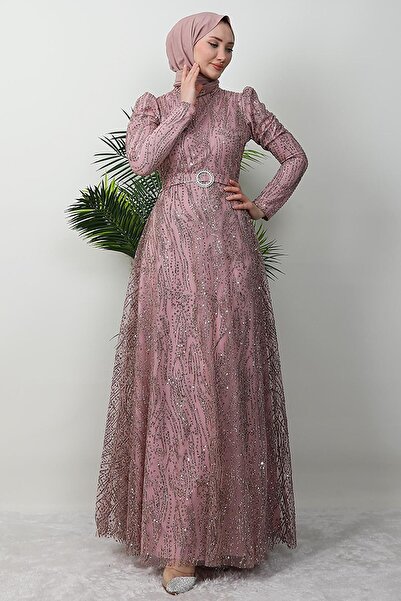 GİYZAMİLA Πούδρα βραδινού φορέματος Nilda Glitter