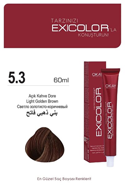 Exicolor 5.3 Açık Kahve Dore (Light Golden Brown